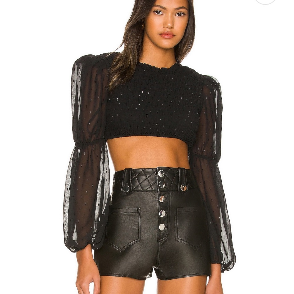 NBD Crop Long Sleeve Top